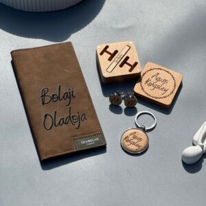 Long Wallet, Cufflinks And Keyholder