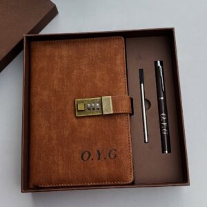 Vintage Passcode Notebook Set