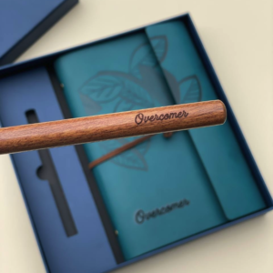 Leatherbound Notebook Set - Teal