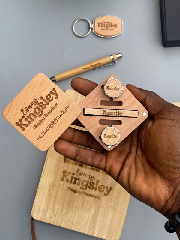Corporate Wooden Set with Alarm clock
